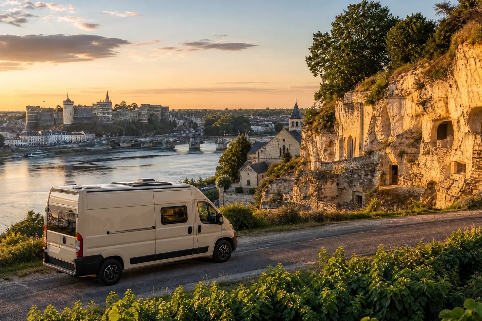 Anjou : Angers, Saumur et villages troglodytiques
