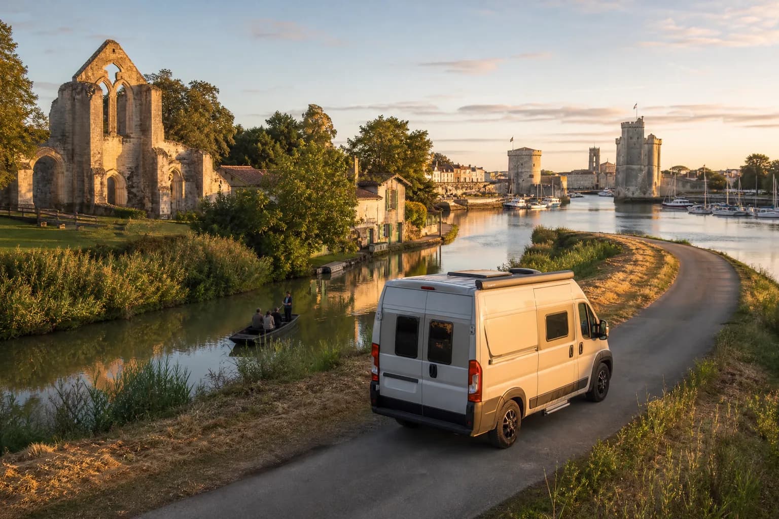 Marais poitevin et La Rochelle